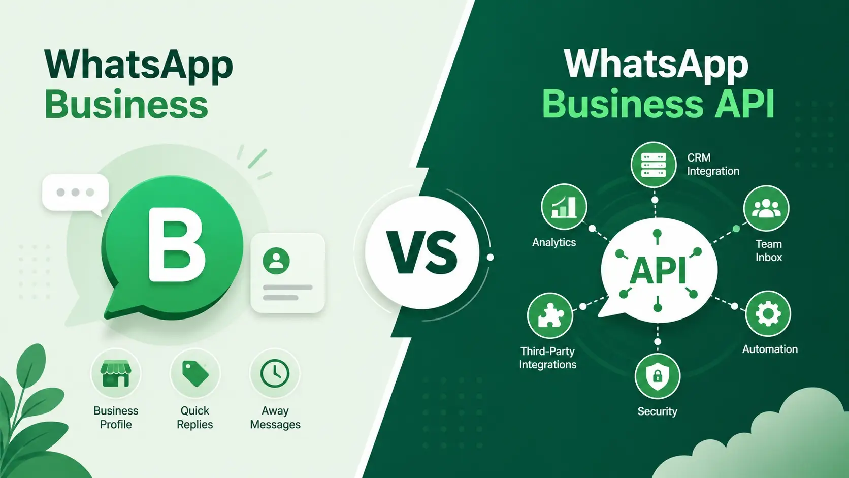 Diferencias entre WhatsApp Business y WhatsApp Business Platform API